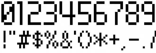 NDS12 Font OTHER CHARS