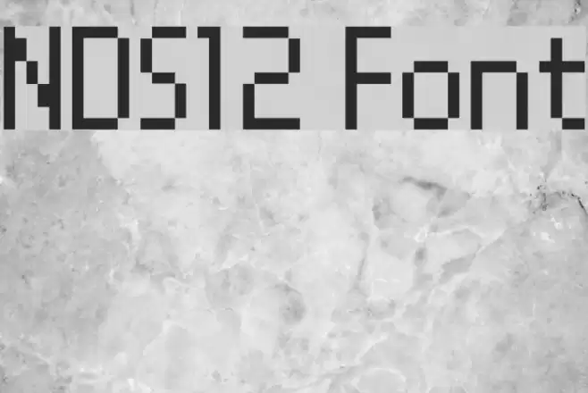 NDS12 Font examples