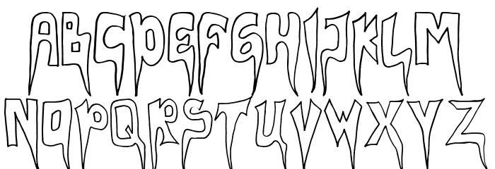 Ndlewer Font LOWERCASE