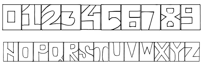 NEBBIANERO Font OTHER CHARS