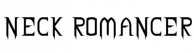 NECK ROMANCER  Скачать бесплатные шрифты
