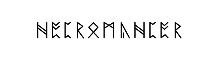 NECROMANCER  Free Fonts Download