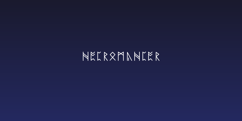 NECROMANCER Social Header