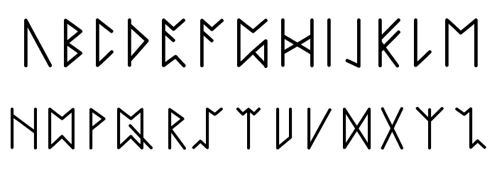 NECROMANCER Font LOWERCASE