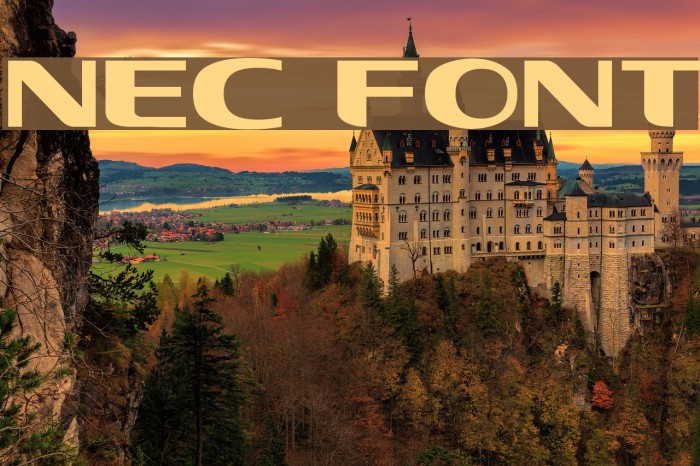 NEC Font examples