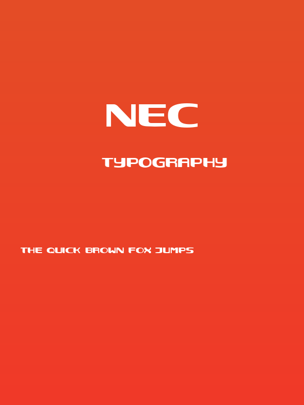 NEC Poster