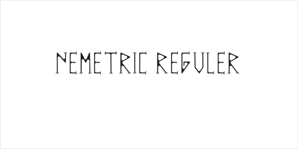 NEMETRIC REGULER Logo