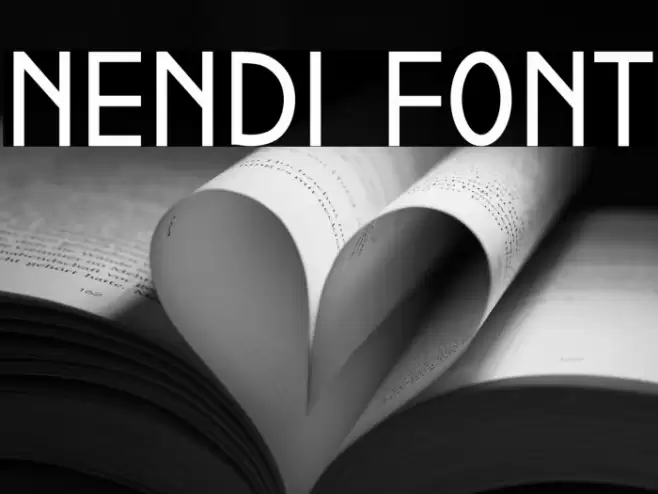 NENDI Font examples