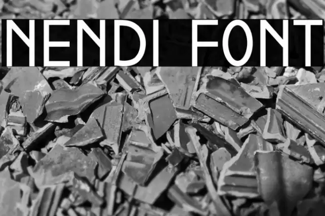 NENDI Font examples