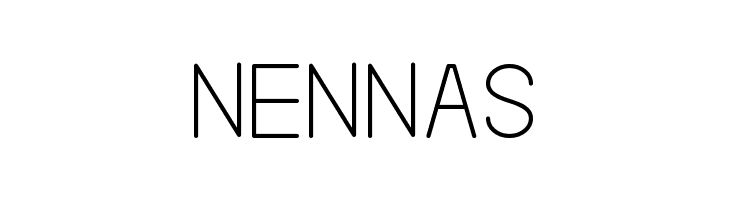 NENNAS  font caratteri gratis