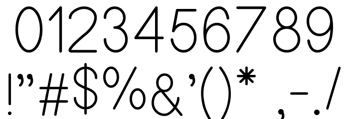 NENNAS Font OTHER CHARS