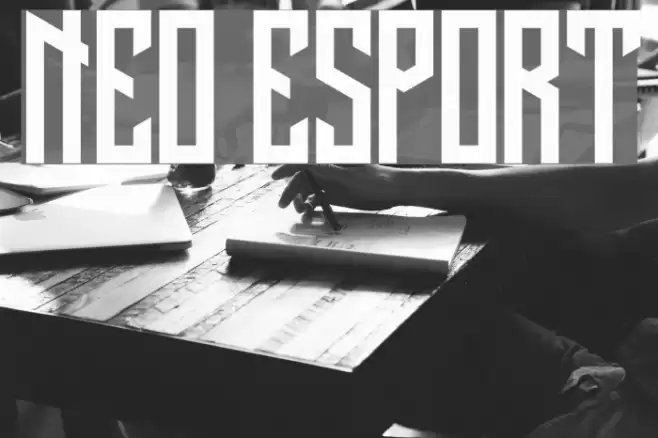 NEO ESPORT Font examples