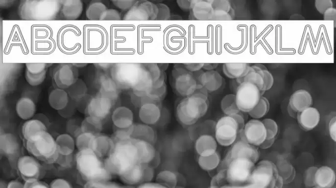 NEON GLOW-Hollow-Inverse Font examples