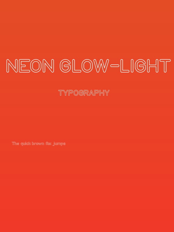 NEON GLOW-Light Poster