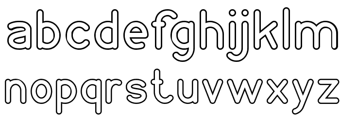 NEON GLOW-Light Font LOWERCASE