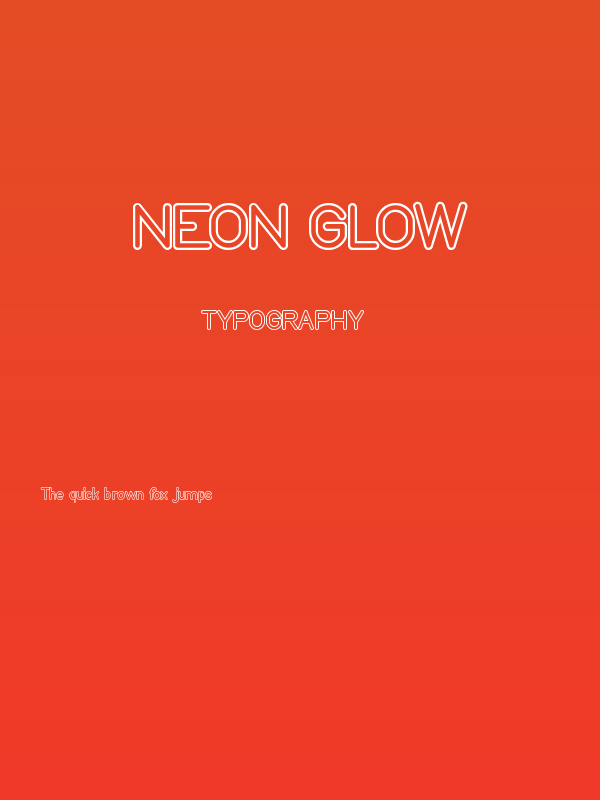 NEON GLOW Poster