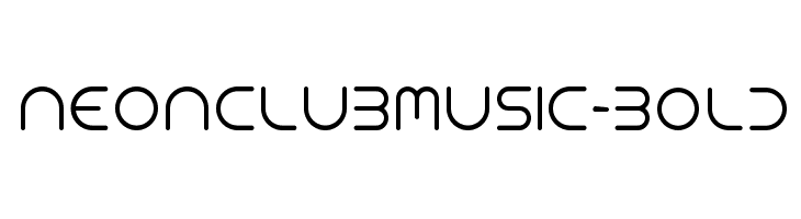 NEONCLUBMUSIC-Bold Font