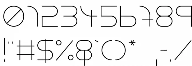 NEONCLUBMUSIC-Light Font OTHER CHARS