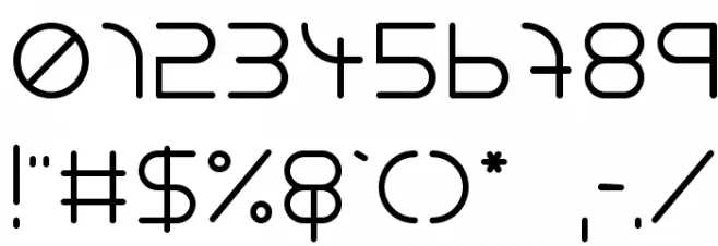 NEONCLUBMUSIC-Medium Font OTHER CHARS