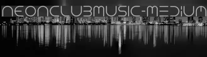 NEONCLUBMUSIC-Medium Font examples