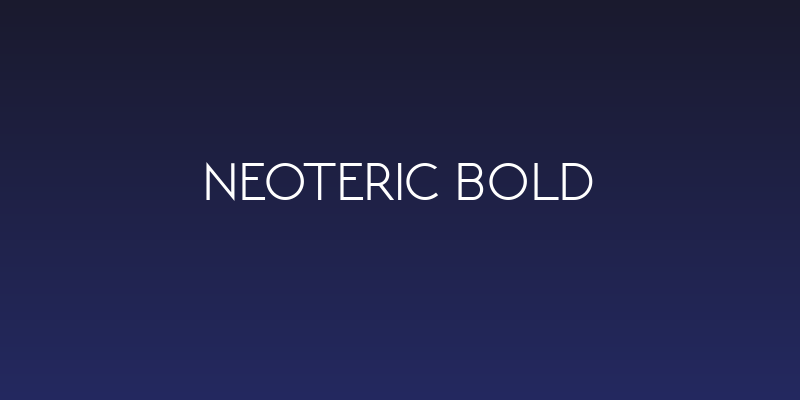NEOTERIC Bold Social Header