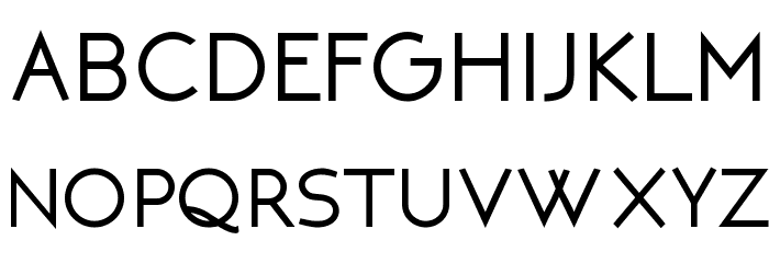 NEOTERIC Bold Font LOWERCASE