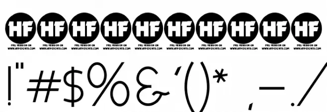 NEOTERIC Font OTHER CHARS