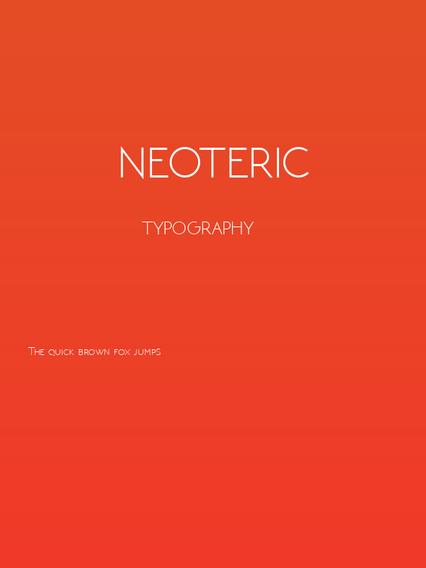 NEOTERIC Poster