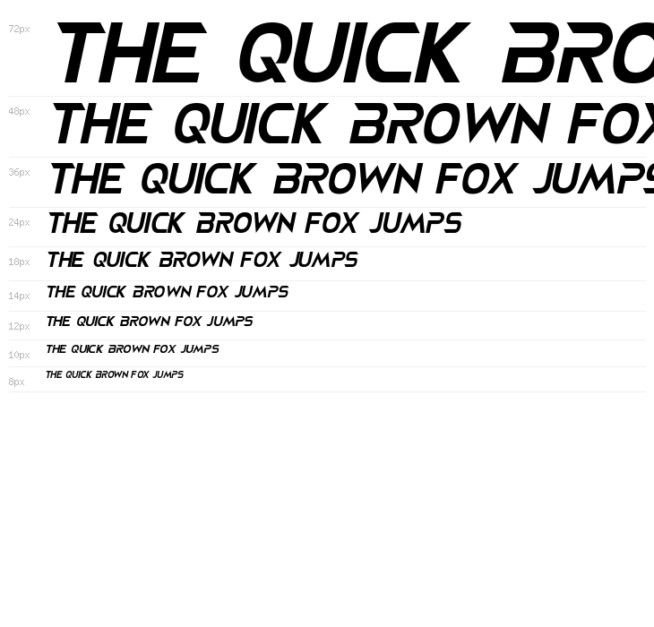 NEOTERIQUE Italic Waterfall