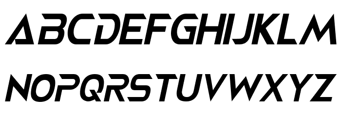 NEOTERIQUE Italic Font LOWERCASE
