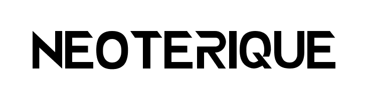 NEOTERIQUE  Frei Schriftart Herunterladen