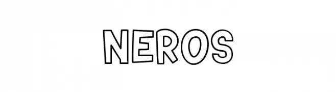 NEROS  font caratteri gratis