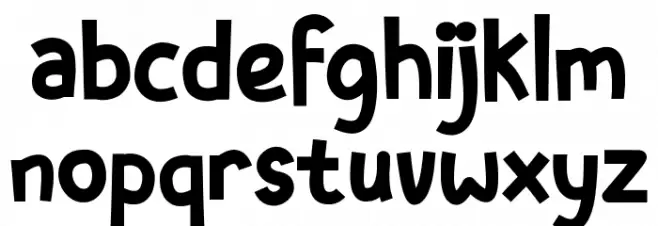 NEROS Fuentes MINÚSCULAS