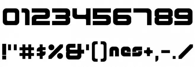 NES Logo Regular Font OTHER CHARS