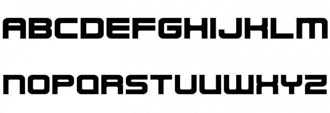 NES Logo Regular Schriftart Groß