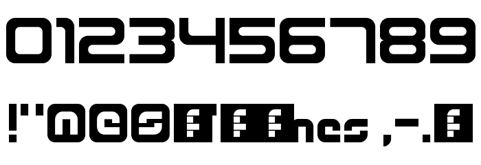NES Lowercase Regular Font OTHER CHARS
