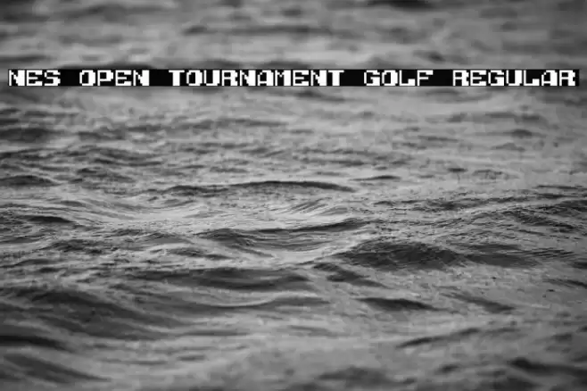 NES Open Tournament Golf Regular Font examples