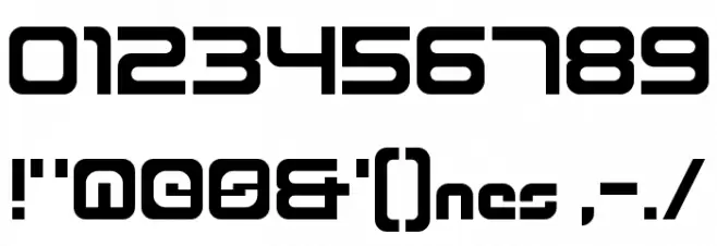 NES2 Regular Font OTHER CHARS
