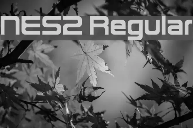 NES2 Regular Font examples