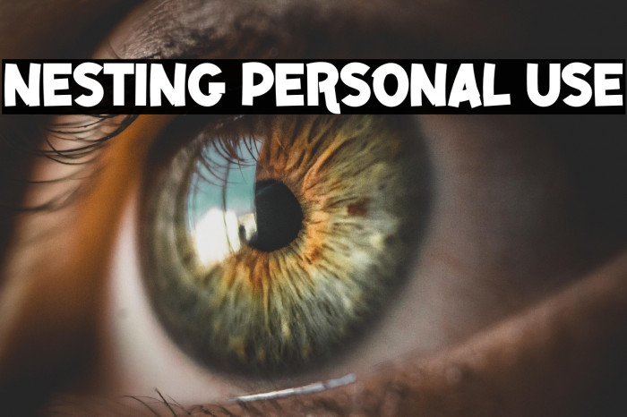 NESTING PERSONAL USE Example 2