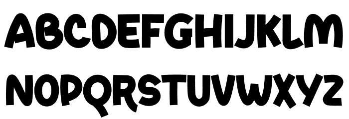 NESTING PERSONAL USE フォント 小文字