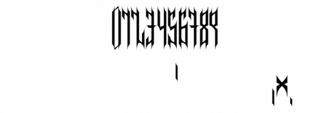 NETHER TYPE BETA 001 Font OTHER CHARS