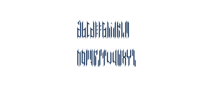 NETHER TYPE BETA 001 Lowercase