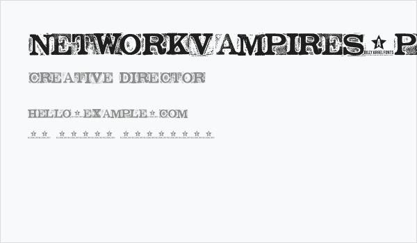 NETWORKVAMPIRES-personal Business Card