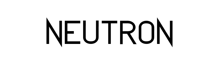 NEUTRON  Frei Schriftart Herunterladen