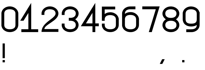 NEUTRON Font OTHER CHARS
