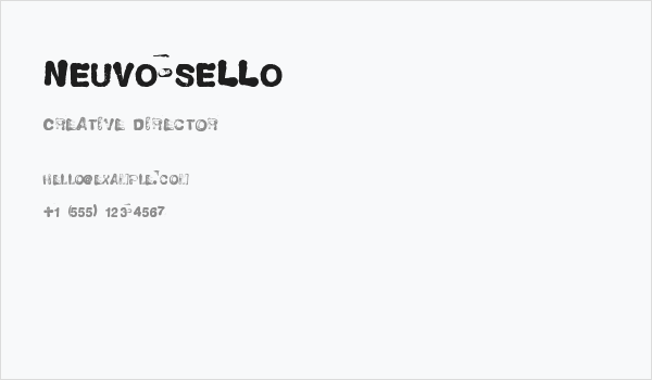 NEUVO-SELLO Business Card