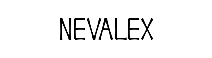 NEVALEX  フリーフォントのダウンロード