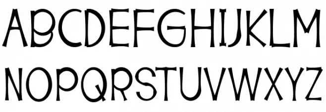 NEVALEX フォント 大文字