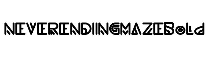 NEVER ENDING MAZE Bold  baixar fontes gratis